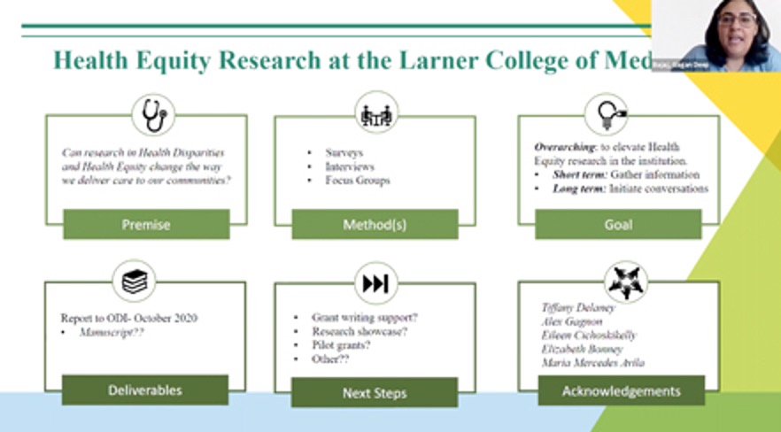 Health Equity Research at the Larner College of Medicine Health Equity Research at the Larner College of Medicine