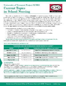 2022-23 School Nurse Flyer