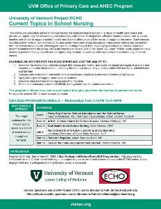 2025 School Nurse Flyer