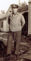 John Abajian, M.D., in uniform