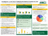 Assessing the Current State of Eating Disorder Medical Education at LCOM