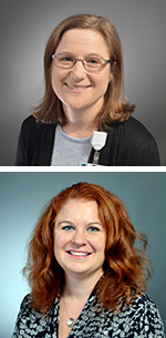 Barlow-Greene Raiel Barlow and Laura Greene smiling in professional headshots