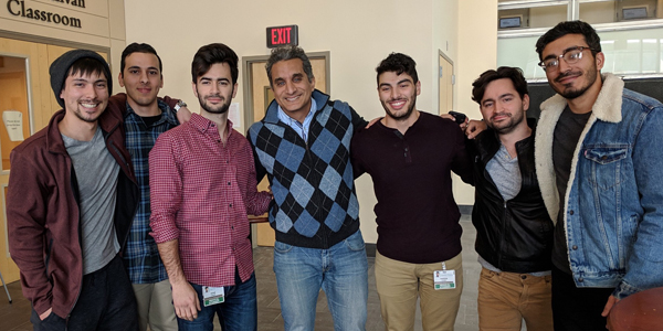 bassem youssef group photo