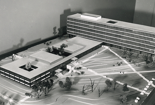 photo of original model of Given building