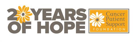 20 Years of Hope Cancer Patient Support Foundation logo