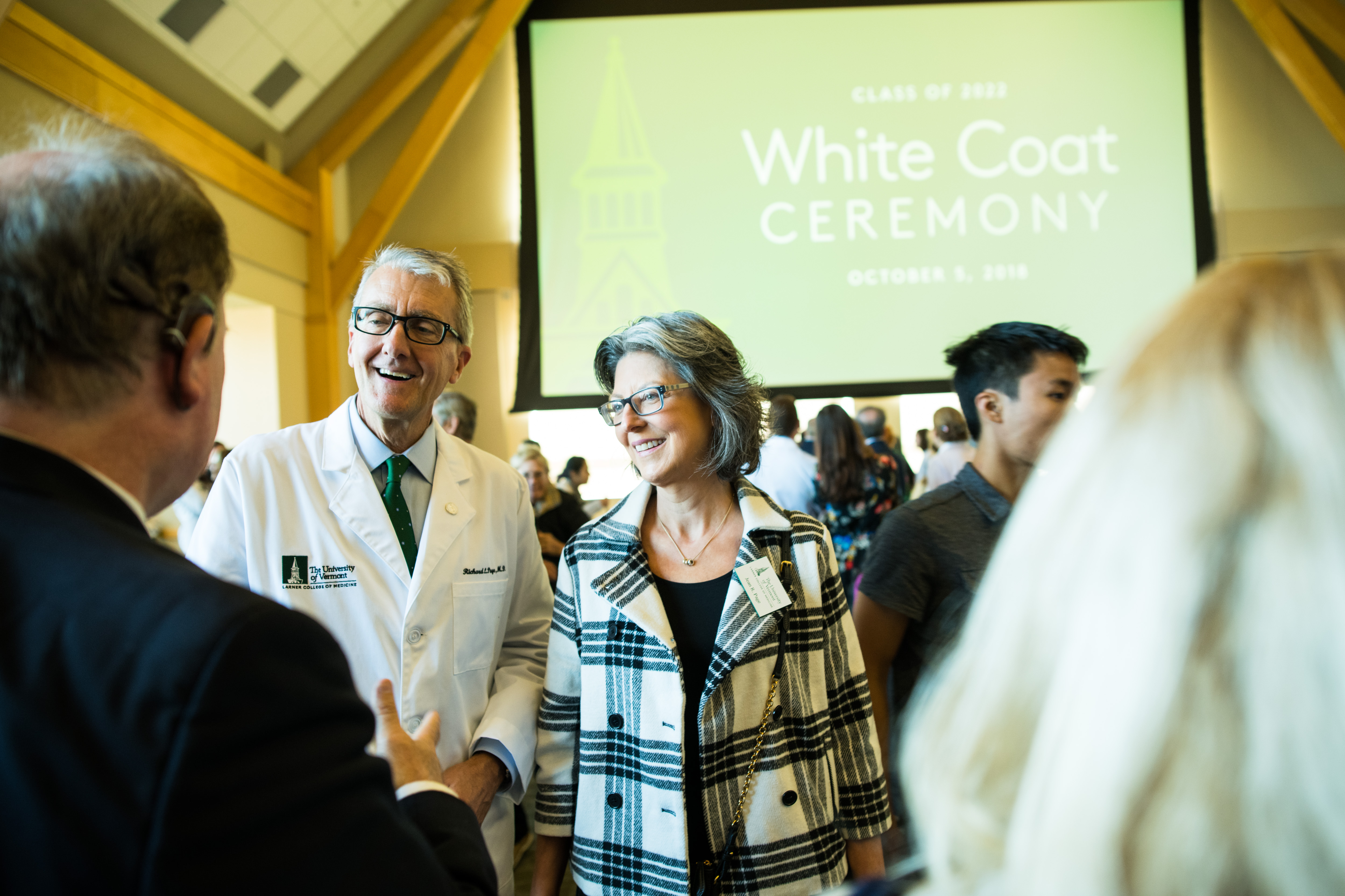 Dean Richard L. Page, M.D. at White Coat Ceremony