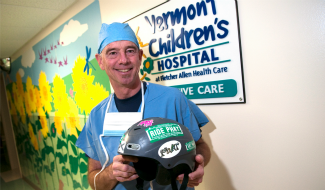 Robert Williams, M.D., professor of anesthesiology and UVM Children’s Hospital pediatric anesthesiologist