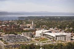 Larner COM and UVM aerial view