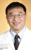 Dr. Chen Dr. Chen in a lab coat
