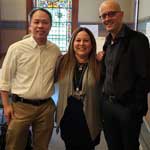 Photo of Mr. Fung, Ms. Avila, and Mr. Lahey