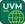 UVM and globe on green background