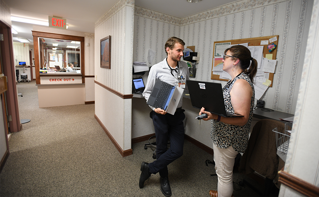 Jordan Munger '21 and Irene Flatau, M.D.'88