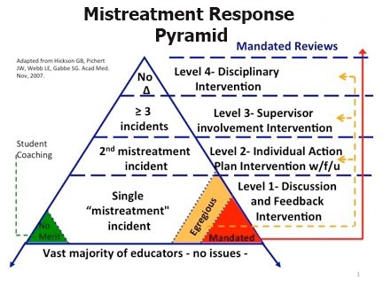 Mistreatment Response Pyramid
