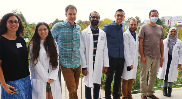 Dr. Dumas, Abigail Testo, Dr. Weston, Pranav Mathkar, Dr. Krementsov, Dan Peipert, Dr. Erdos, and Jenan Husain