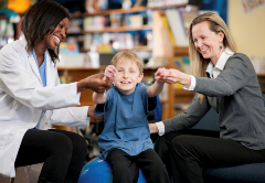Special HC needs child, mom, dr