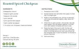 Roasted Spiced Chickpeas