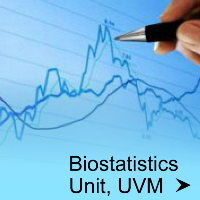 a button that reads Biostatistics Unit, UVM