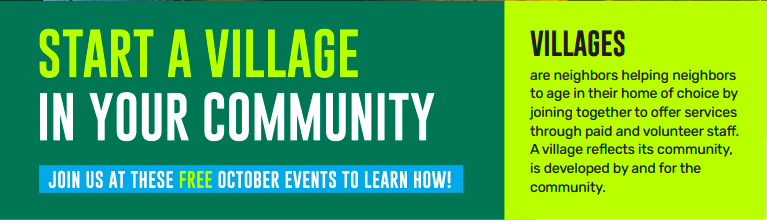 Villages Graphic - Start a Village in Your Community